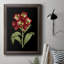 Fleurs cramoisies sur fond noir (A) III - Impression sur toile encadrée-73987194