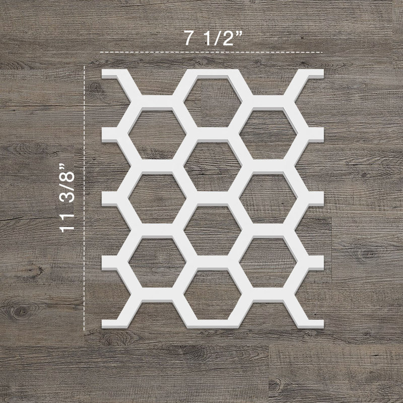 Westmore Wall Panel, 11.375" H x 7.5" W x 0.375" D