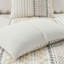 Ensemble d'édredon en coton avec chenille ivoire double / grand-117493036-117493035