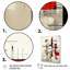 Illustration rétro rouge et bleue - Décoration murale géométrique moderne-1786318851-1786318908