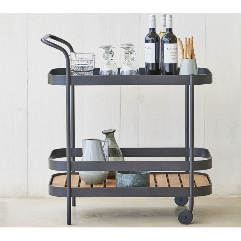 Roll Bar Cart, Lava Gray, Lava Gray