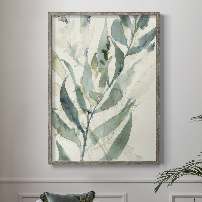 Underwater Botany I Framed Print - Solid Wood