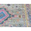 Tapis oriental Oushak noué à la main gris / mauve / rose-69533823