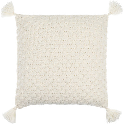 Makrome Wool Blend Throw Pillow