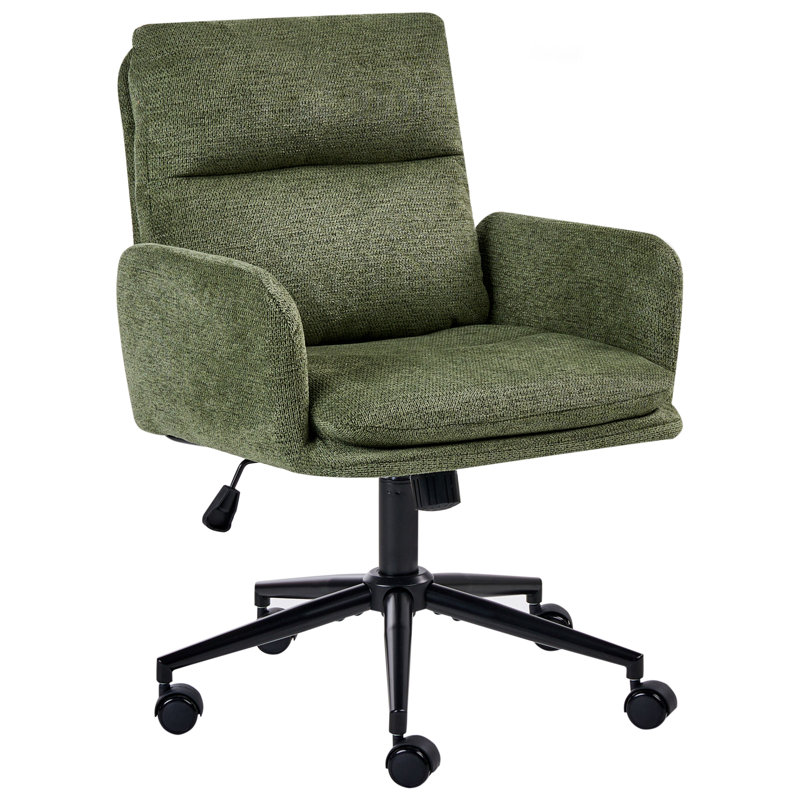 17 Stories Fabric Office Chair, Green