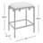 Castine Upholstered Counter Stool with Metal Frame