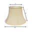 Abat-jour cloche en soie 7 po-218640713