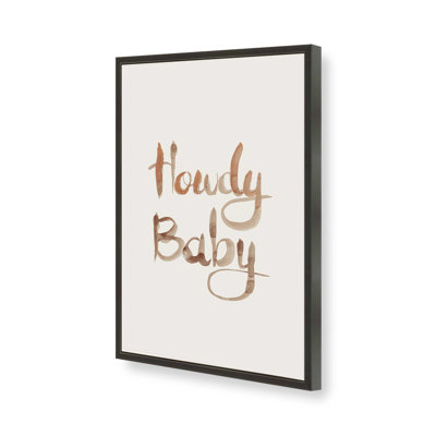 Howdy Baby Print