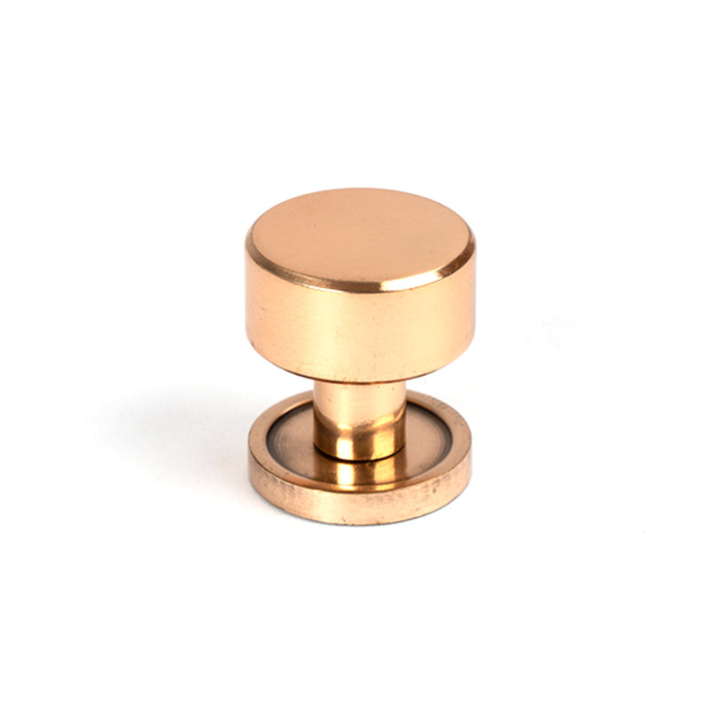 Round Knob, 2.5 cm, Polished Bronze