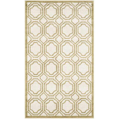 Solander Geometric Hand Woven Indoor / Outdoor Area Rug