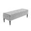 Safar Striped Ottoman Storage Bench – Upholstery Naples Shoe Bench with Black Turned Wooden Legs-109872747-109872748