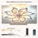 Kazuhito 37.4'' 7- Blade Dimmable LED Reversible Flush Mount Ceiling Fan With Remote And App