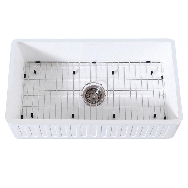 Gourmetier 33" L x 18" W Farmhouse Kitchen Sink