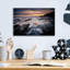 «Sunset At Two Lights» par Rick Berk, art mural en verre acrylique-101797065