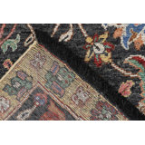 Rug & Kilim’S -Style Rug In Gray With Vibrant Floral Patterns