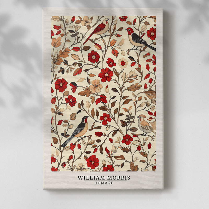 WM MORRIS Series CCCXXXVII -Gallery Wrapped Cavas, 40" H x 60" W
