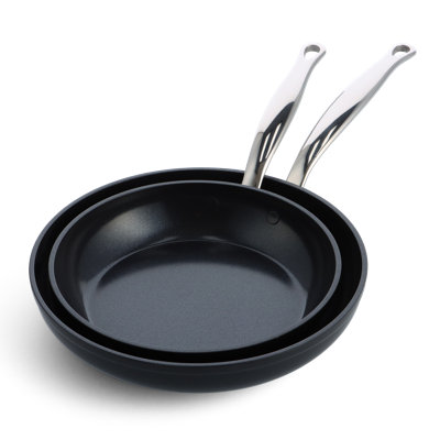 Greenpan Barcelona Pro Frypan 2 Piece Set - 24cm & 28cm With Protector