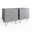 Alipio 40cm W Manufactured Wood Bedside Table-140041052