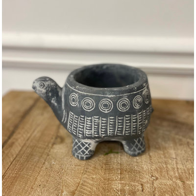 Cement Turtle Planter