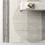 Uptown Geometric Hand Tufted Wool Area Rug in Beige/Black-600758214