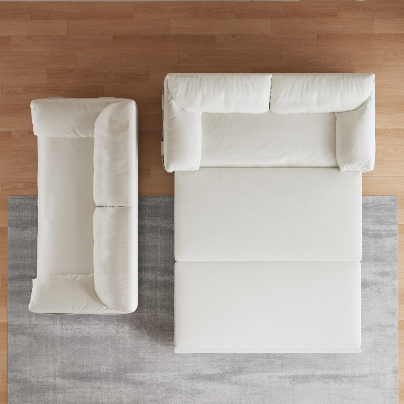 66" Queen Pull-Out Sofa Bed - Convertible Sleeper