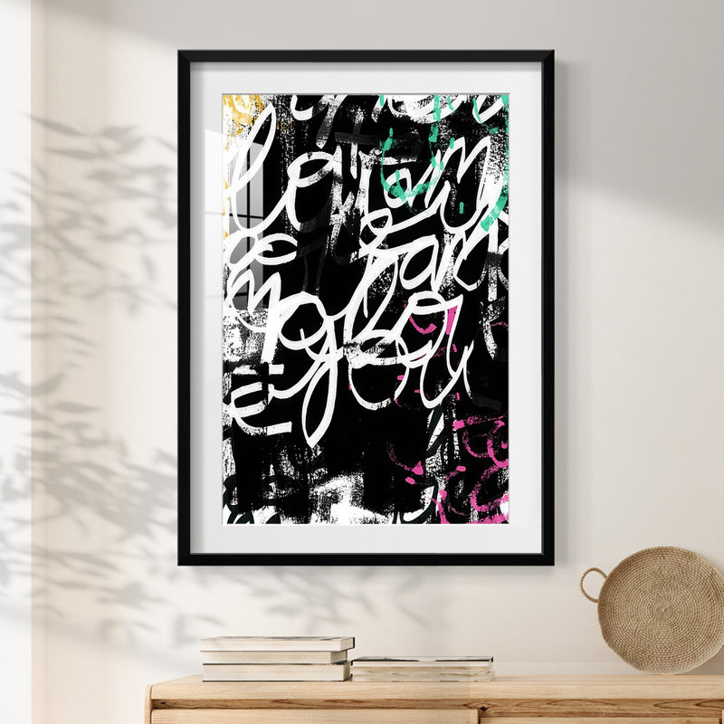 Graffiti Scribe II -Framed Print