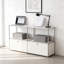 Modular Metal Office Storage Cabinet With Adjustable Shelves-123176086