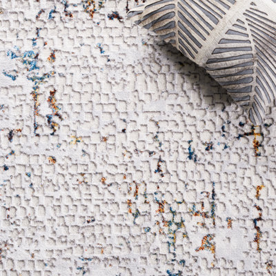 Minyard 254 Area Rug In Gray / Light Gray