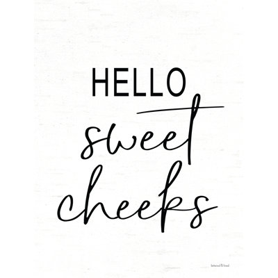 Hello Sweet Cheek par lettrage et doublure