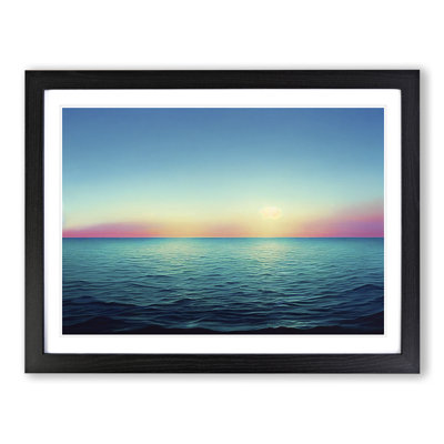 XH1022-7575X Rose Sky Above The Ocean Vol.3 - Single Picture Frame Painting