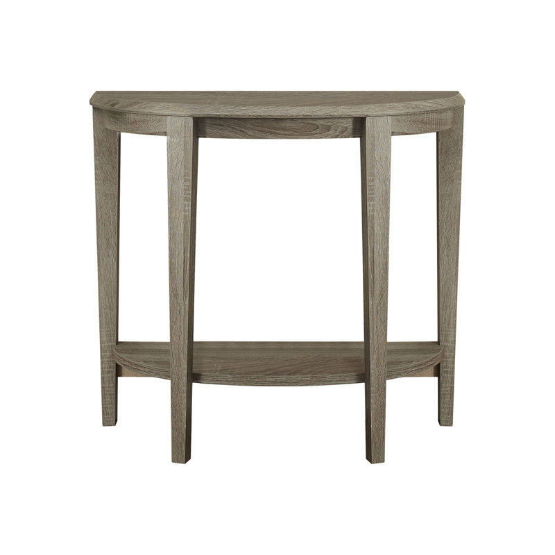 Table d'appoint moderne de couleur taupe pour hall d'entrée
