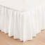 Ensemble d'édredon en coton percale 9 pièces Cottage Chic avec détails en dentelle et ruché, très grand-122457495-122457496