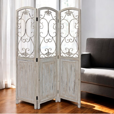 68" 3 - Panel Folding Room Divider by One Allium Way