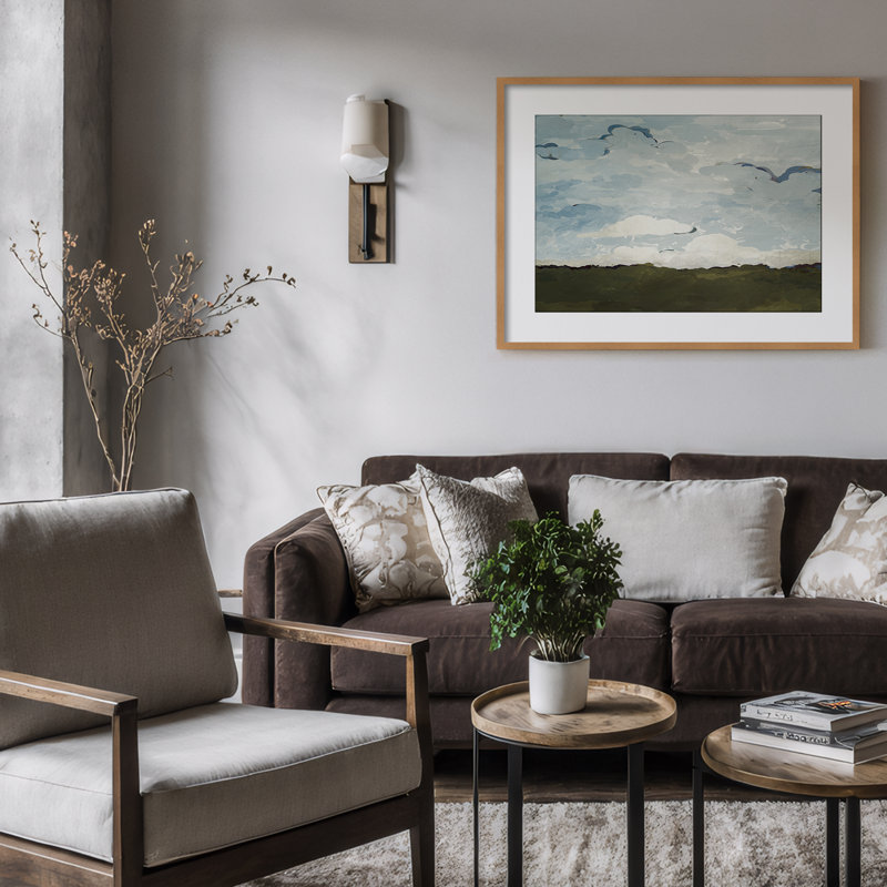 Print by ChiChi Decor, 32" H x 24" W, Tan