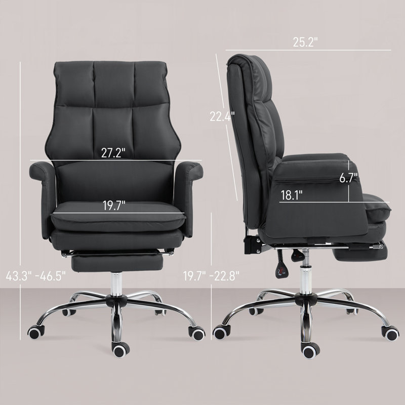 Chaise de bureau, Noir, noir, noir, noir