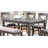 Canden 6 - Person Four Leg Dining Set-1600578180-1600578181