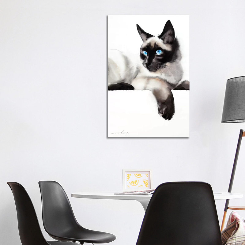 Cat Gaze by Soo Beng Lim - Wrapped Canvas Gallery-Wrapped Canvas Giclée, 101.6 cm H x 66.04 cm W x 1.91 cm D