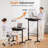 32" standing desk Adjustable Height Small Computer Desk Mobile Portable Rolling Laptop Table With Wheels Computer Workstation Sit Stand Desks Portable Desks Standing Table-537702606