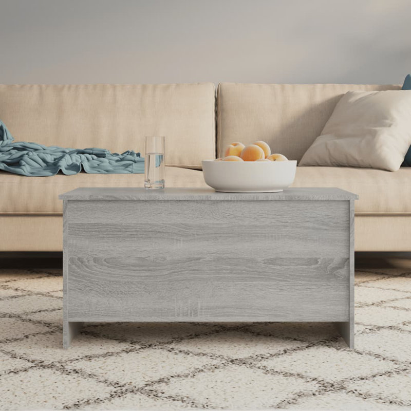 Table basse avec plateau d'appoint et table d'appoint, Gris Sonoma, H 20,7 po x l 40,1 po x P 21,9 po