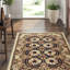 Hand-Knotted High-Quality Black and Gold Area Rug