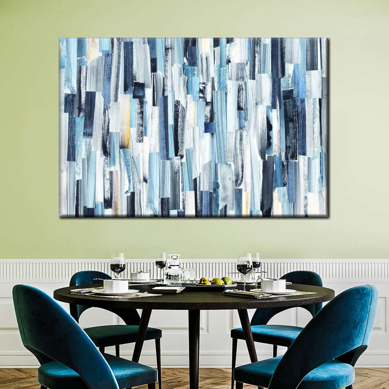 Abstract Vertical Canvas Print, 8" H x 12" W x 1" D