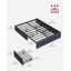 Lit plateforme H 12 "avec 4 tiroirs et station de charge Casterlin-118120117