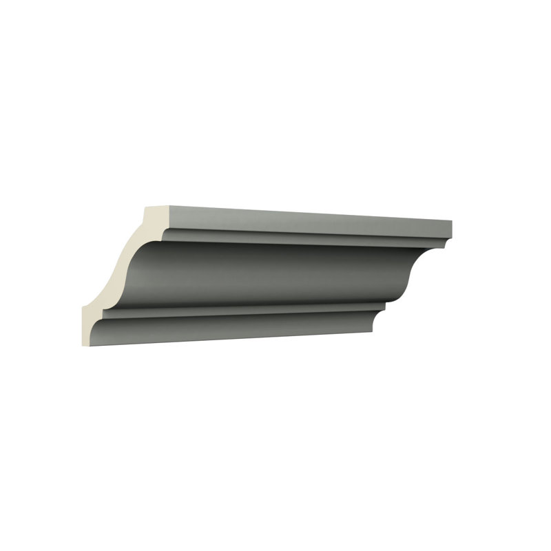 Adeline 96" Gray Polyurethane Crown Moulding