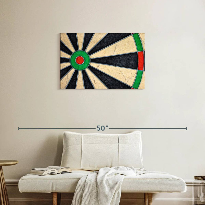 Jeu de fléchettes rustique Senne, H 20 po x l 30 po