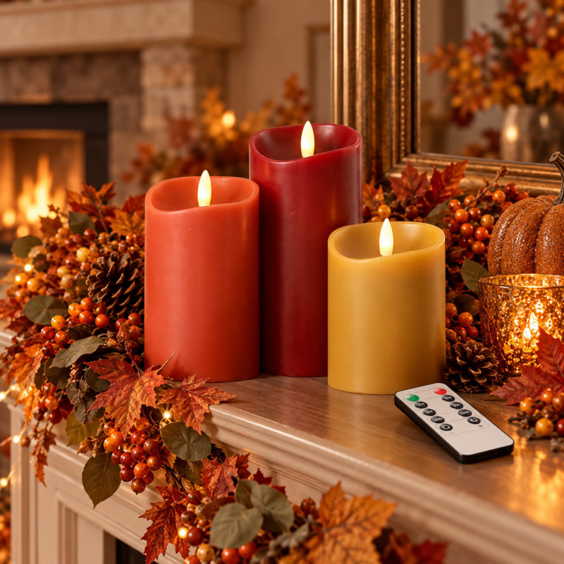 Unscented Scented Unscented Flameless Candle