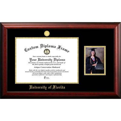 University of Florida Embossed Diploma Picture Frame