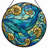 7.8"H Whale Sea Stained Glass Window Panel-2036102106