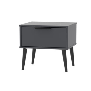 Fully Assembled Euart 1 Drawer Bedside Table