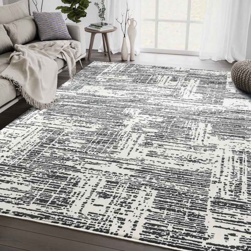 Abeyta Abstract Indoor Rug, Rectangle 5'3" x 7'6"