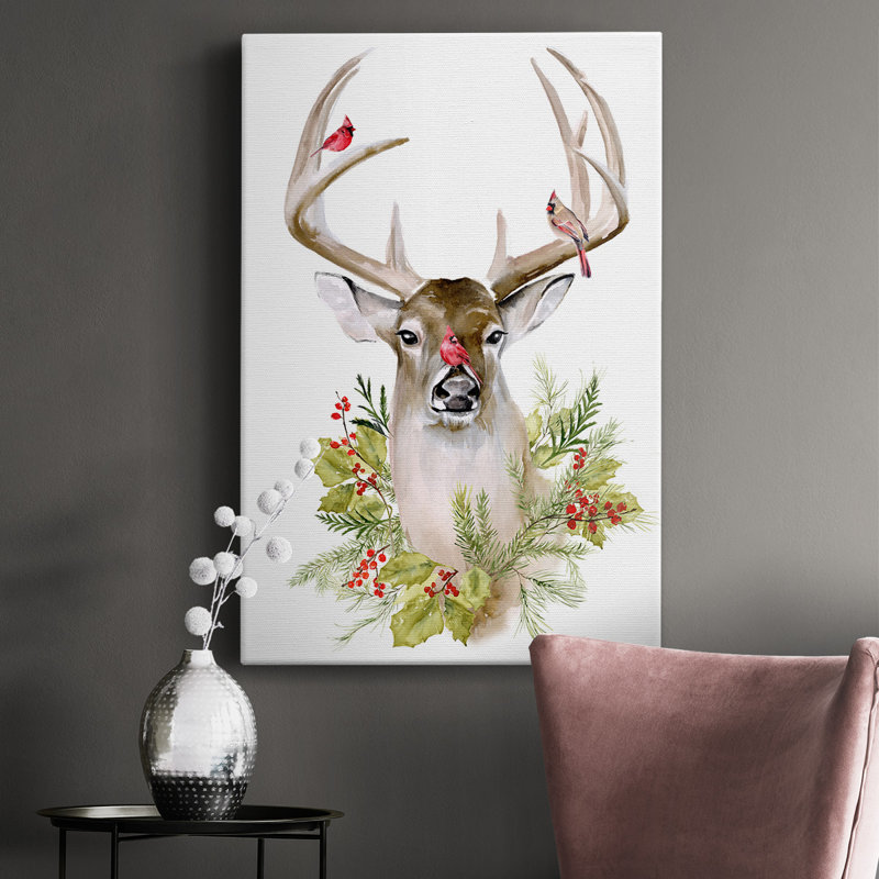 Collection Holiday B - peinture sur toile tendue, H 27 po x l 16 po x P 1,5 po